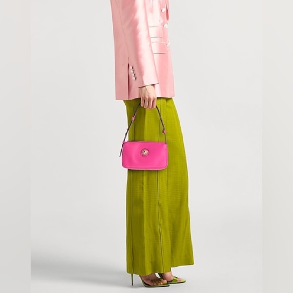 Versace mini shoulder bag Fuchsia. Fits biggest phone.